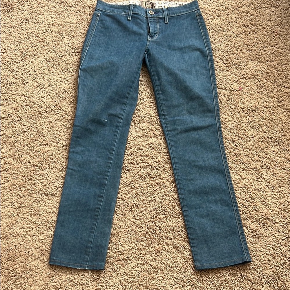 Rich & Skinny Classic Blue Straight Leg Jeans